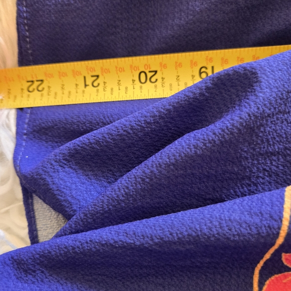 Anthropologie Blue and Pink Floral Tunic - Picture 9 of 13